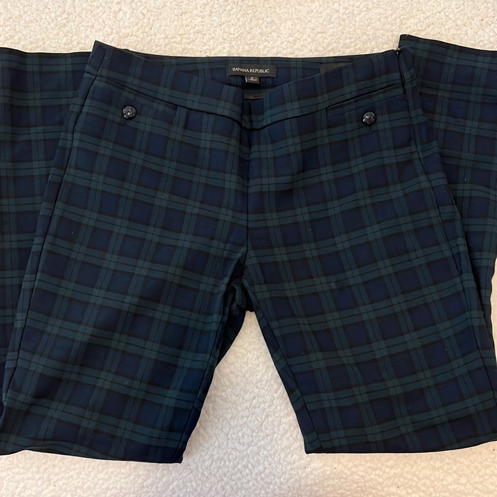Banana Republic Tartan Sloan Pants